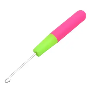 PDFZ Hair Crochet Hair Gift-Crochet Hook for Hair 1 Piece, Crochet Braid Hair - Knots - Curl, Crochet Needle