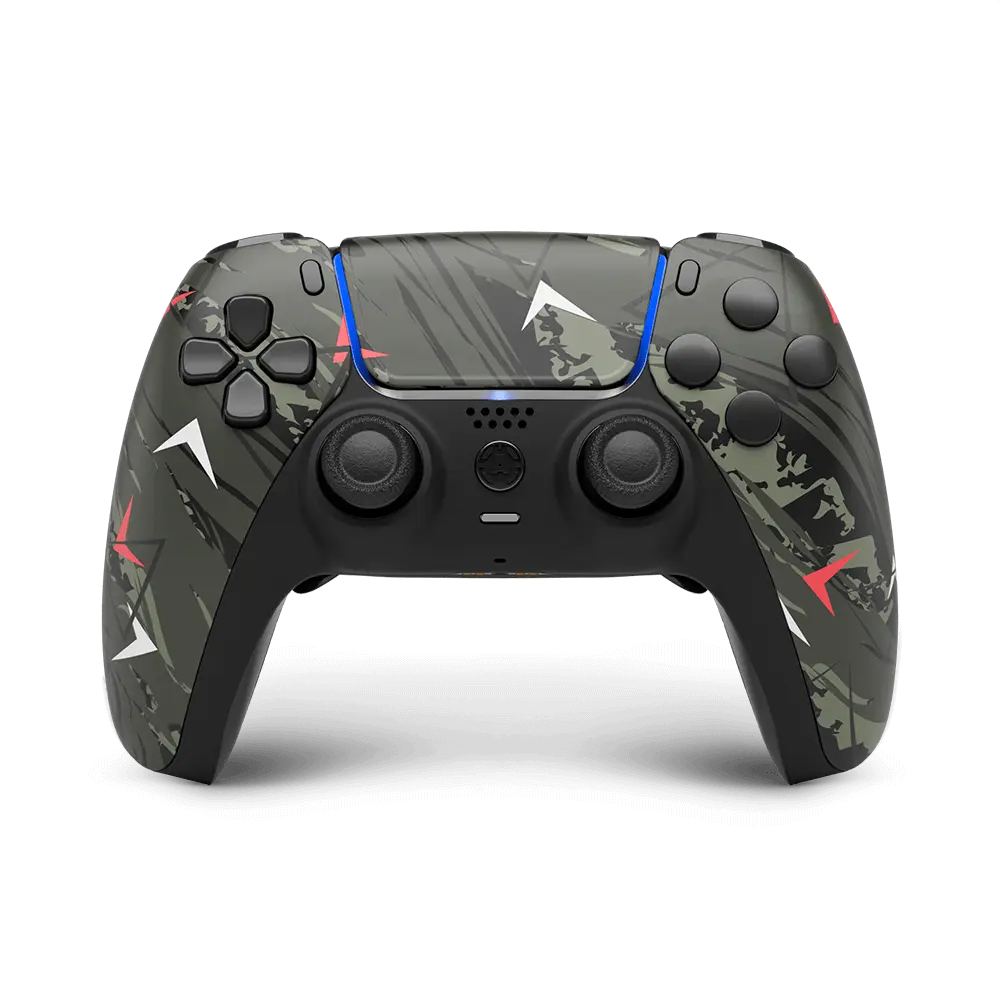 Haunter PS5 AIMcontroller | Compatible with PS5 Console & PC | Custom Made Wireless Gaming Controller with 4 Back Remappable Paddles