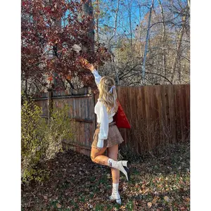 Cider [2 colors, size 6-11] Classic Chunky Heeled Ankle Boots
