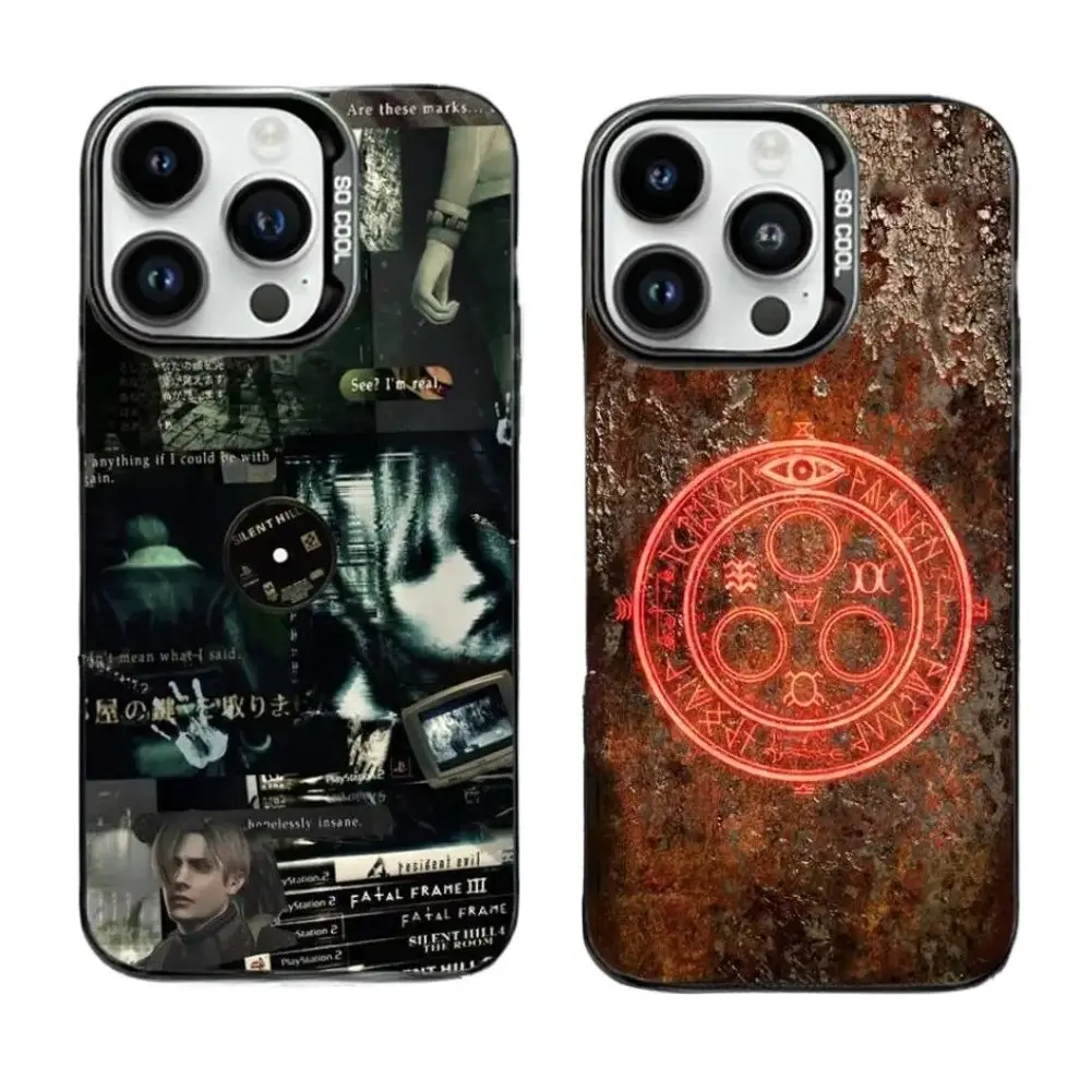 Silent H-Hill 3 Heather Mason Phone Cases For iPhone 17 Promax Pro Air 16 Plus 15 14 13 12 11 Black Matte TPU Shockproof Protective Cover Gift For Birthday Christmas Halloween