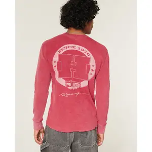 Hollister Thermal Long-Sleeve Honda Jt Racing USA Graphic Tee