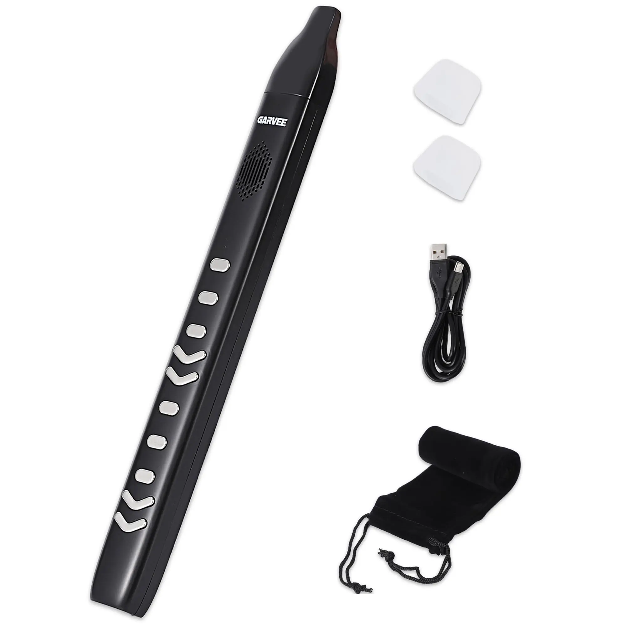 GAOMON Electronic Saxophone - Portable Digital Wind Instrument with 10 Tones & 2 Fingering Modes, Rechargeable, Ideal for Beginners & Professionals