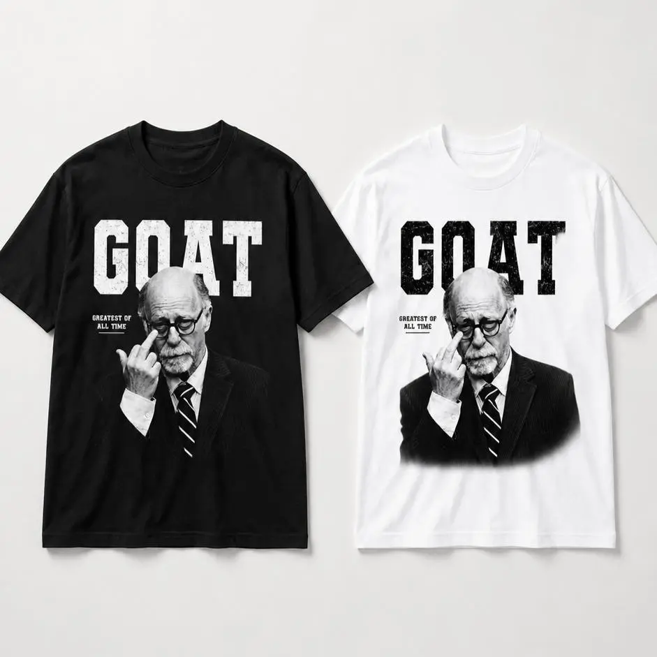 Donald Condie GOAT Graphic T-Shirt, Courtroom Meme Tee, Vintage Style Unisex Short Sleeve Shirt Casual Crewneck