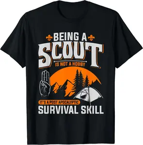 Being A Scout Is Not A Hobby - Boys & Girls Scouts T-Shirt | Unisex Cotton Tee