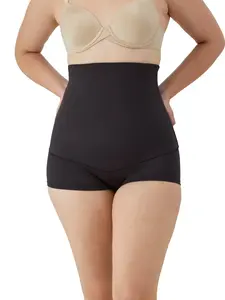 Womens Shapewear with Tummy Control, Cool Comfort High-Waist Body Shaper Boy Shorts, F82107 Sizes S-3XL