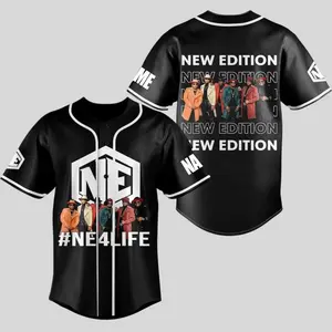 Personalized New Edition Baseball Shirt, New Edition NE Jersey