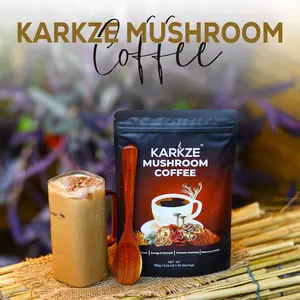 KARKZE Instant Mushroom Coffee – 7 Adaptogenic Mushrooms Including Lions Mane Coffee, Reishi,Cordyceps, Turkey Tail, Focus, Energy, Immune & Gut Support, L-Theanine, Arabica Blend, 30 Servings,6.35 oz