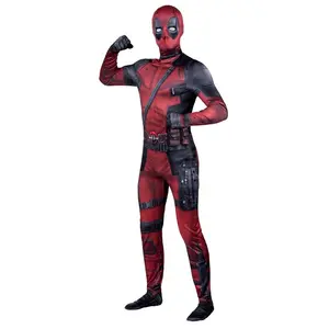 Men's Marvel Deadpool Zentai Suit Costume