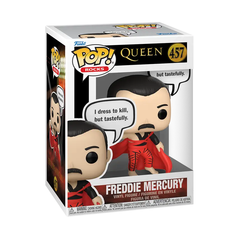 Funko Pop! Rocks - Freddie Mercury (I Dress to Kill) #457  Collectible Pop Vinyl Figure