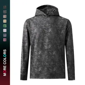 MAELREG Men's Golf Graffiti Hoodie, Lightweight Warm Pullover Soft Printed Outdoor Sweatshirt Performance Menswear Fashion Faded Tops