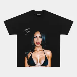 Megan Fox Inspired Vintage T-Shirt, Y2K Hollywood Actress Graphic Tee, Retro Celebrity Streetwear Shirt, Unisex Fan Top