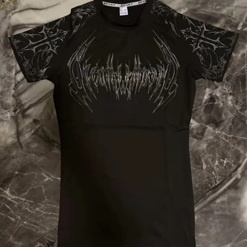 Compression Shirt with Unique Venom Design for Enhanced Performance and Style