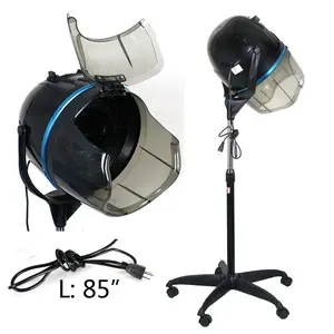 Segawe Professional Standing Hooded Bonnet Hair Dryer - 1300W Powerful Hair Blower, Multifunctional Blow Dryer, Stand-Up Floor Model with Rotary Design, Variable Temp for Smooth Drying, Black Beauty Products,summervibes
