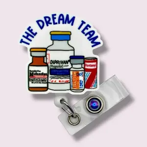 Anesthesia Badge Reel: Dream Team Design - Surgical, RN, MD