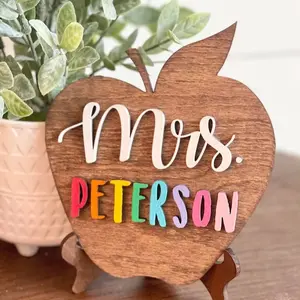 Personalized teacher desk sign