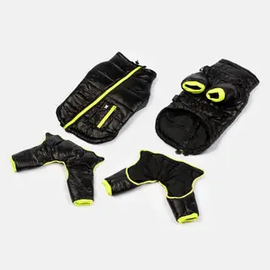 Full Body Dog Snowsuit - Black