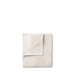 Blomus  12 x 12 in. Riva Organic Terry Cloth Washcloth, Moonbeam - Set of 4