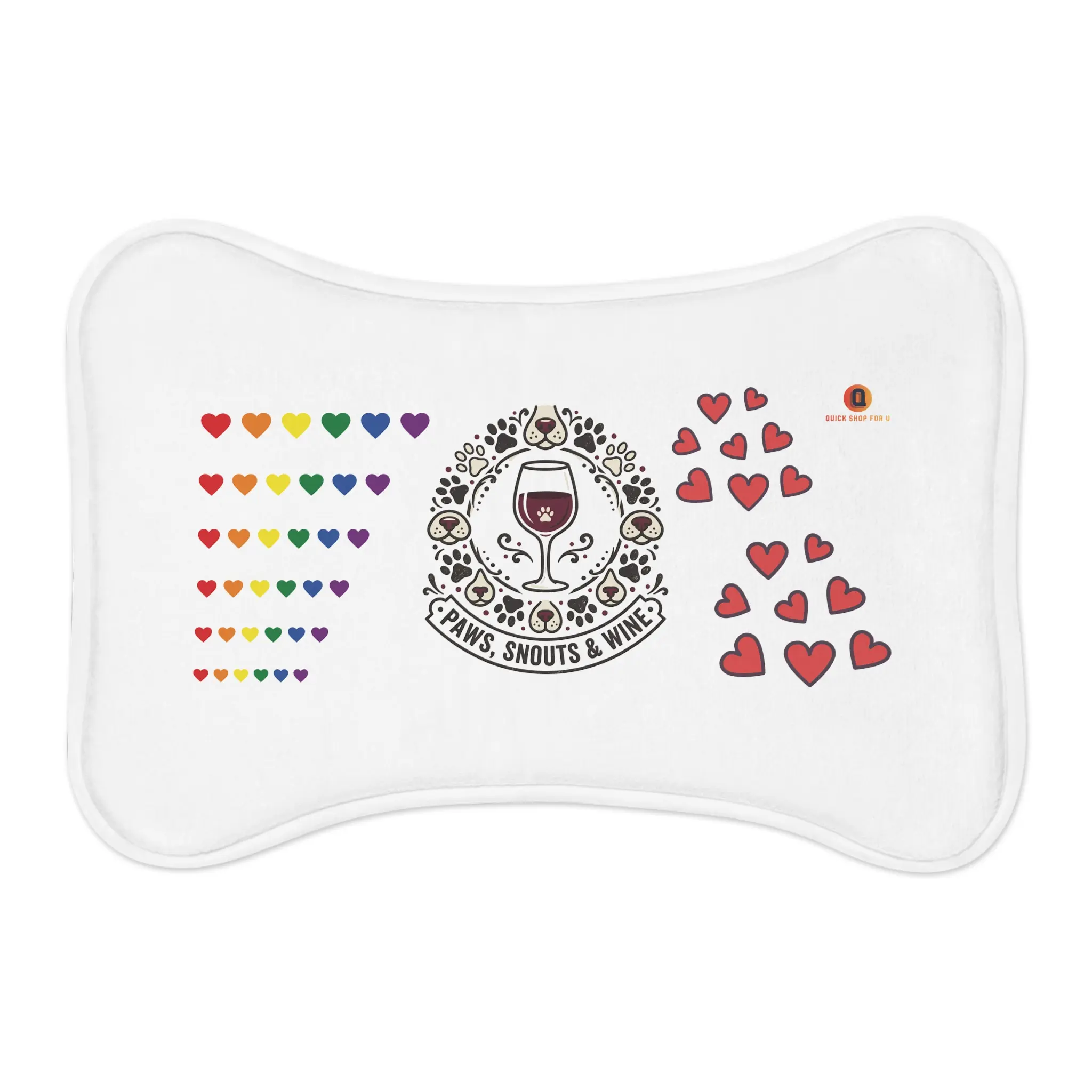 Pet Bone-Shaped Feeding Mats