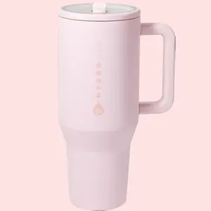 HydroJug Traveler Tumbler Insulated Stainless Steel Cup with Flip Straw Lid for Hot & Cold Drinks Perfect for Coffee Tea Lovers On-the-Go - Flasks, Drinkware