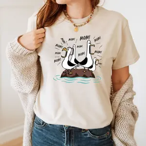 Seagull Mom Mom Mom T Shirt, Funny Mother's Day Gift For Sweatshirt, Finding Nemo Hoodie, Gift For Mommy Women, Unisex Sweater Pullover Tee