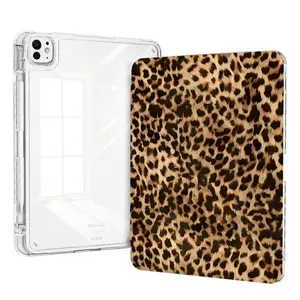 Leopard Case for IPad 11th Generation A16 2025, Slim IPad 10th Generation Case 10.9-inch 2022, IPad 12th Generation 11inch, Air 4/5/6/7/8, MINI 4/5/6/7, IPad 2017/2018/2019/2020/2021/2022/2023/2024, Protective Lightweight Transparent Clear Back Cover