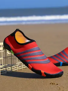 Unisex Colorblock Water Shoes, Quick Drying Barefoot Sports Shoes, Comfortable Lightweight Design Water Shoes for River Beach Swimming Pool Hiking, Athletic Shoes, Aqua Shoes, Beach Footwear