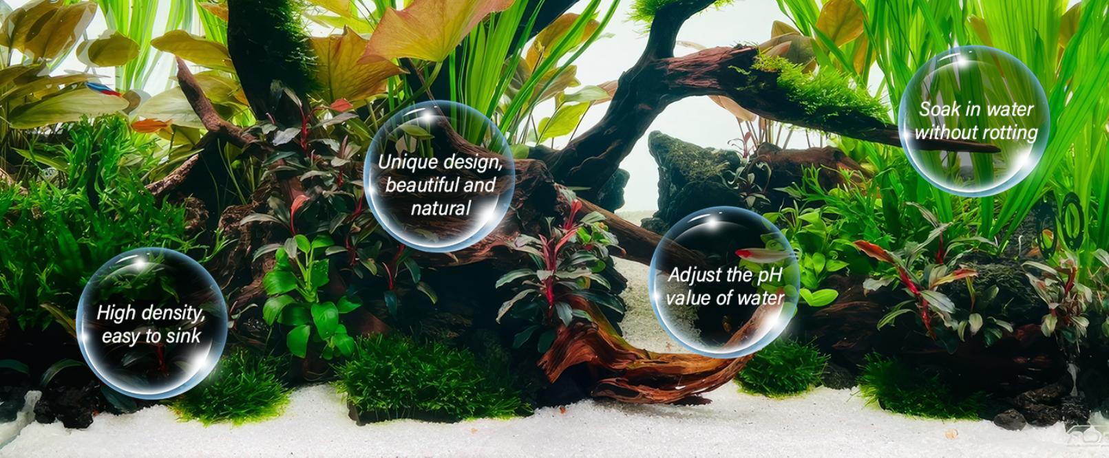 Driftwood for Aquarium Natural Aquarium Wood for Aquascaping Fish Tank Decorations Reptile Tank Decor