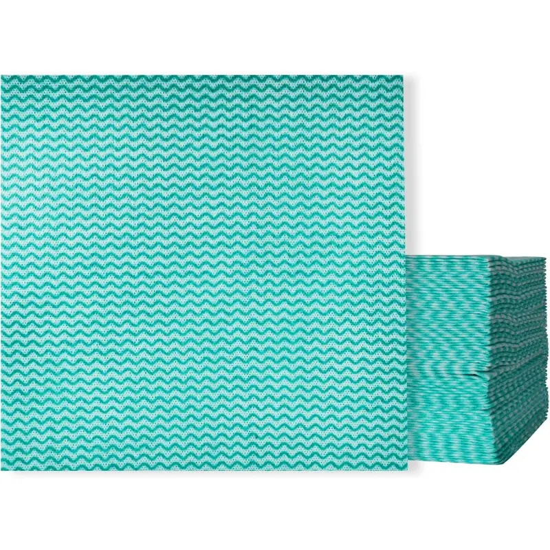 Disposable Kitchen Cleaning Towel Disposable Dish Cloths, Reusable Wipes Heavy Duty Cleaning Rags 50 Count/Pack