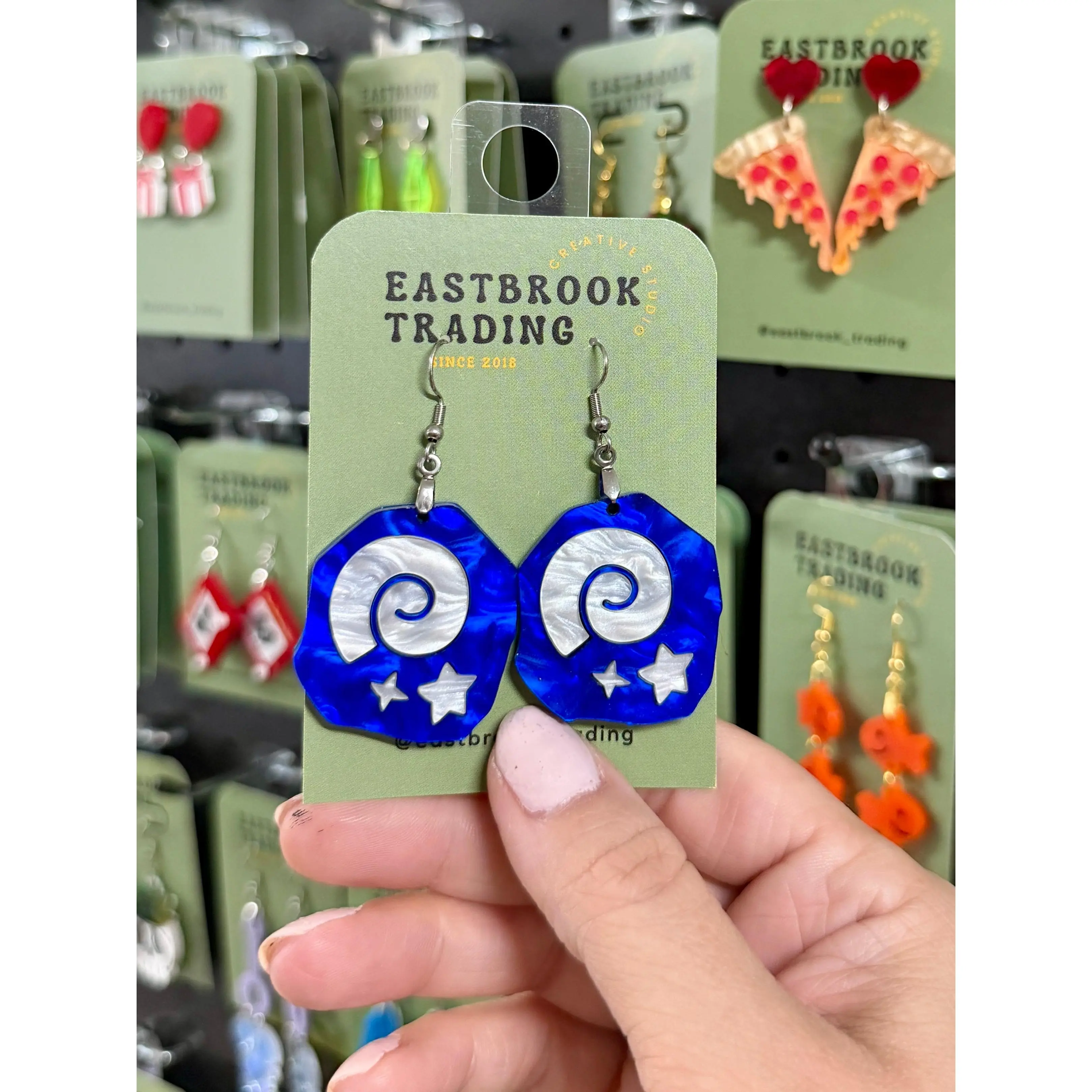 Fossil find earrings