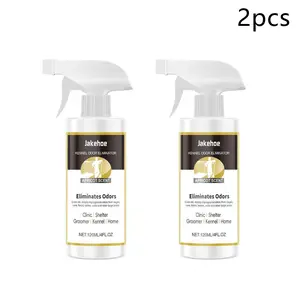 Pet Odor Eliminator for Dog Cages & Cat Beds, Liquid Detergent Cleaner, Fresh Air Deodorizer, Household Pet Cage Cleaning Agent, Spray