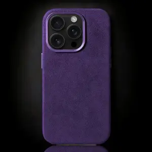 Alcantara iPhone Case - Purple