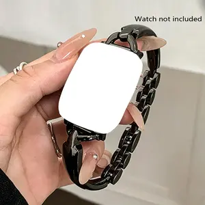 T-shaped Thick Watch Band (Band Only), D-shaped Buckle Watch Band Compatible with Apple Watch, Wearable Accessories Compatible with Apple Watch Series 9 8 7 6 5 4 3 2 1 SE, Smartwatch Strap