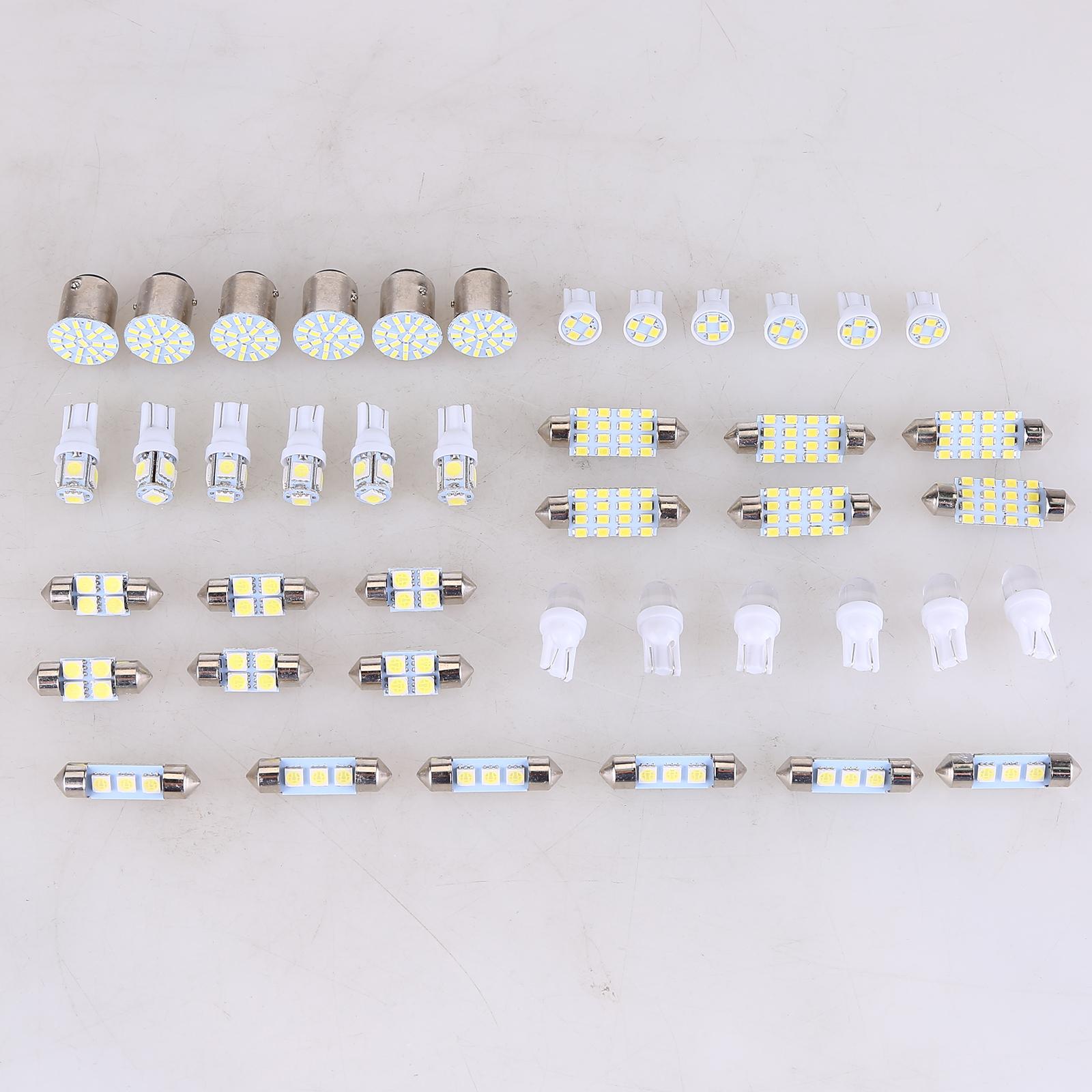 42pcs LED Combination Kit: T10, Reading, License Plate & Interior Lights – Waterproof, Durable, Easy Installation, Offroad Round LED Light Pods Car 42pcs LED Combination Kit: T10, Reading, License Plate & Interior Lights – Waterproof, Durable, Easy Installation, Offroad Round LED Light Pods Car