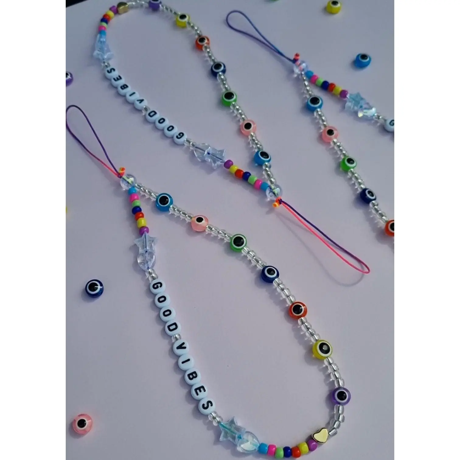 Good Vibes Phone Charm 🧿