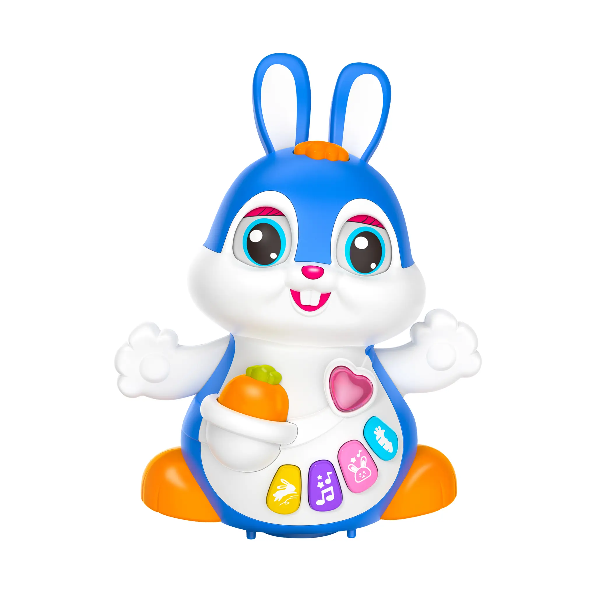 Cute Bunny AI Talking Stuffed Robot Toy, Emo Robot & Family AI Companion