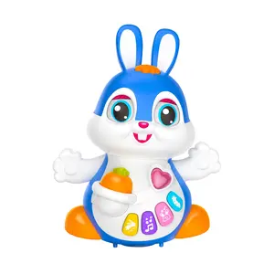 Cute Bunny AI Talking Stuffed Robot Toy, Emo Robot & Family AI Companion