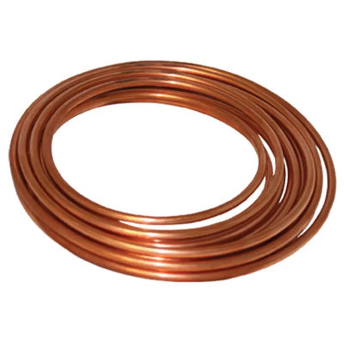 Utility Copper Tube, Model CU06020, 0.38"x20ft Plumbing Pipe for Tools & Hardware Applications