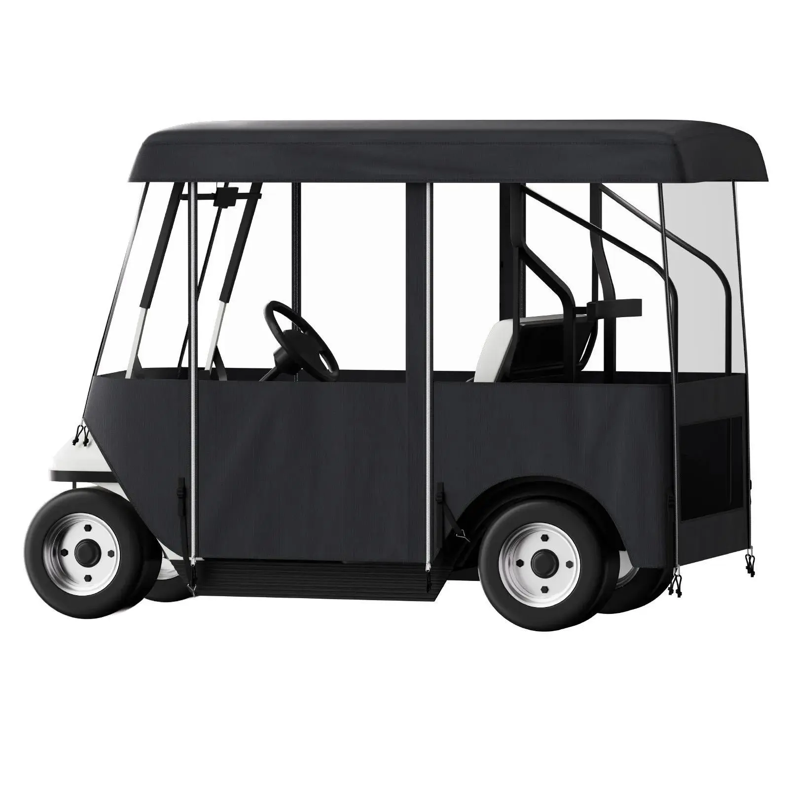 【Summerfinds】VEVOR Golf Cart Enclosure 86'',  4-Person Golf Cart Cover, 4-Sided Fairway Deluxe, 300D Waterproof Driving Enclosure with Transparent Windows, Fit for 4-Seat EZGO, Club Car, Yamaha Carts