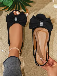 Women's Pointed Toe Loafers Comfortable PU Suede Work Shoes, Cute Slip-On Ballet Flats, Fashion Office Shoes All Seasons