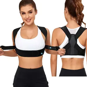 Adjustable Posture Corrector for Women & Men, Invisible Back Support Brace, Back Posture Strap for Shoulder & Upper Back, Comfortable for Work & Daily Use