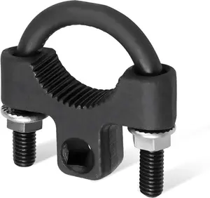 Inner Tie Rod Removal Tool, 3/8 Inch Inner Tie Rod U-Wrench Low Profile Tool with Non-Slip Teeth, Tie Rod End Remover for Car Chassis Rocker Removal and Installation