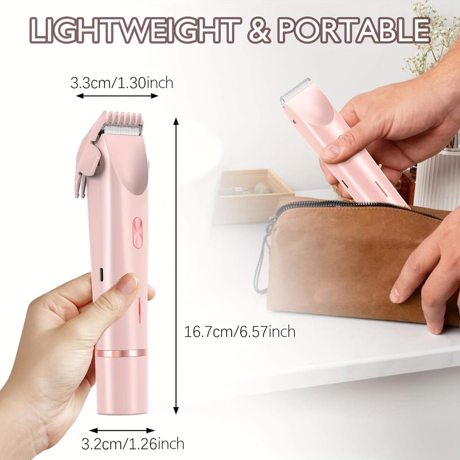 Women's Shaver, 2026 Upgrade Dual Head Shaver - 2-in-1 Electric Shaver for Legs, Armpits, Face & Bikini, Rechargeable, Facial & Bikini Trimmer for Women (Pink) Women's Shaver, 2026 Upgrade Dual Head Shaver - 2-in-1 Electric Shaver for Legs, Armpits, Face & Bikini, Rechargeable, Facial & Bikini Trimmer for Women (Pink)