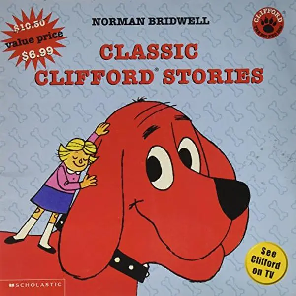 Used Scholastic Clifford the Big Red Dog Series Soft Cover Book - 100 Page Classic Clifford Stories by Norman Bridwell, English Children's Literature & Art Book, Used Copy