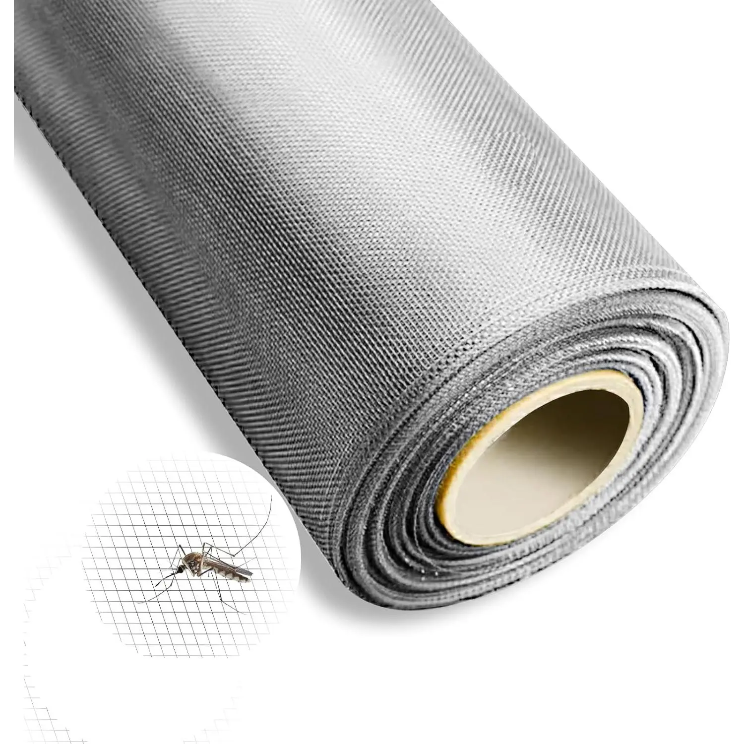 20-Mesh 304 Stainless Steel Woven Wire Screen Roll, Filter Fine Mesh, 80x1000cm/31x394in, for Window Door Protection Cover and Vent Filter