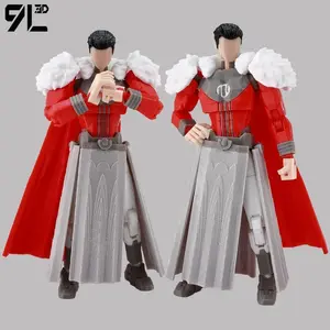 9L3D Printed Indomitable Hero Emperor Mark Lucky 13 Action Figure Dummy13 Multi-Jointed Collectible Model Toys T13 Desktop Gifts