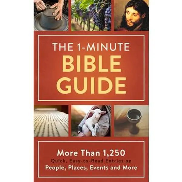 USED-The 1-Minute Bible Guide: More Than 1,250 Quick, Easy-To-Read Entries on People, Places, Events, and More by Compiled by Barbour Staff (Paperback)