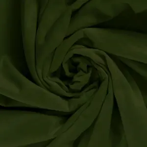 Christmas Green Solid Cotton Flannel Fabric by the Yard – Light to Medium Weight Brushed Cotton