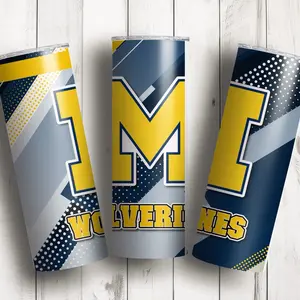 Wolverines 20oz tumbler Stainless Steel