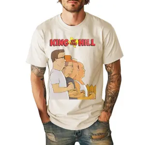 Vintage King of the Hill Shirt – Bobby & Hank Hill Retro Cartoon Tee, 90s Animation Graphic T-Shirt