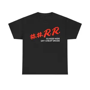 RR DARE To Keep Kids Off Cheap Drugs - Kankan Really Rich Merch, Hipster Top, Kids Size Crewneck Sweatshirt, Music Tour 90s Merch, Streetwear Graphic Tee, Y2K Clothes, Hip Hop Rapper T-shirt, Gift For Fan, Men's Outfits, Short Sleeve